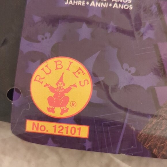 Rubies Witch Halloween Costume for Kids - Black & Purple - NWT Size 8-10 - Picture 3 of 5